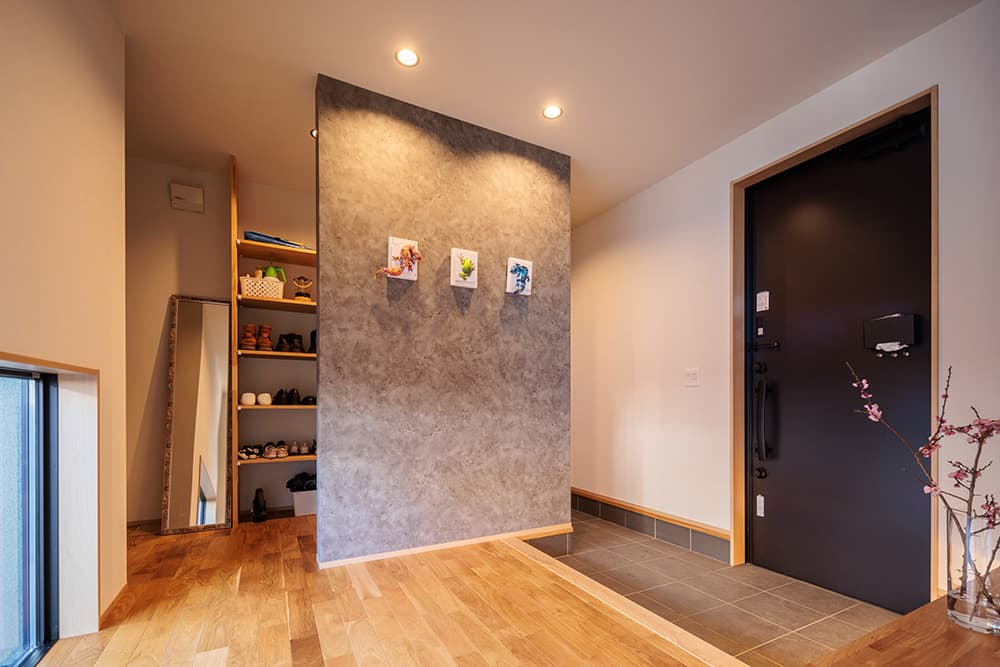 ウチとソトがつながる平屋の家