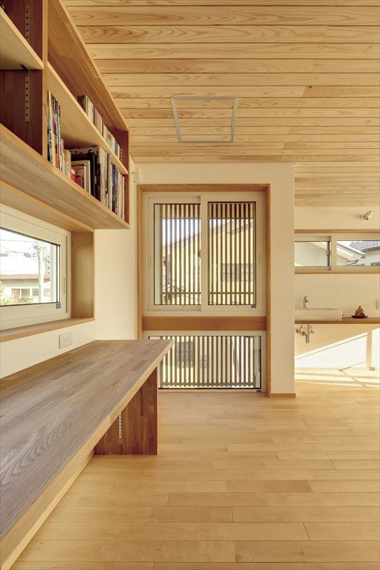 2階の書斎コーナー