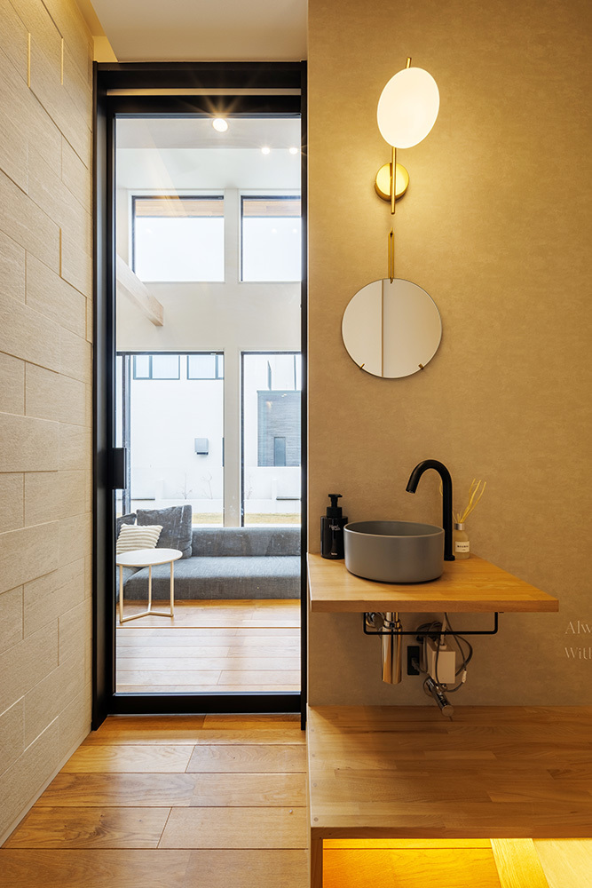 ただいま手洗いのある玄関